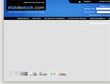 Tablet Screenshot of etatdestock.com